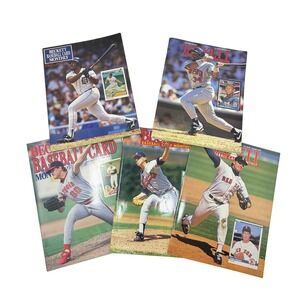 Roger Clemens Kirby Puckett Beckett Baseball Card Monthly Lot 5 1989 1992